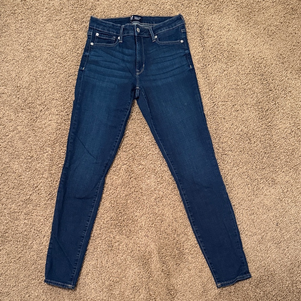 GAP Women's Dark Blue Skinny Jeans